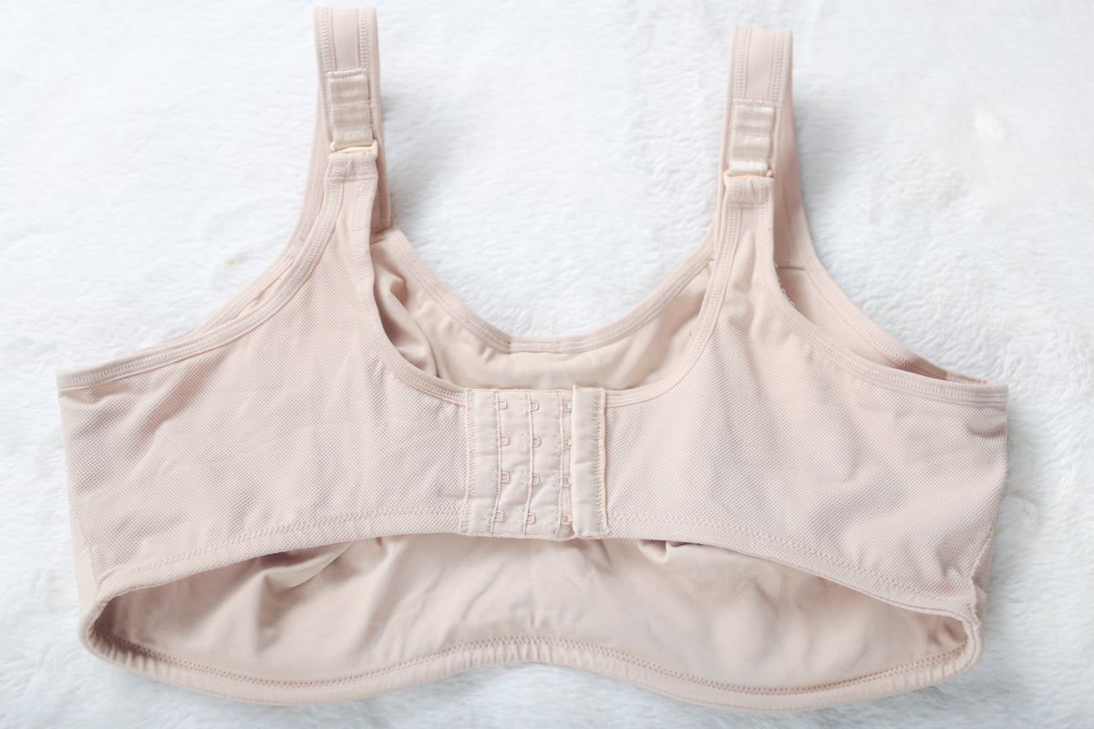 Wacoal Simone Sport 855170 Underwire Sports Bra Beige US 42DDD UK 42E