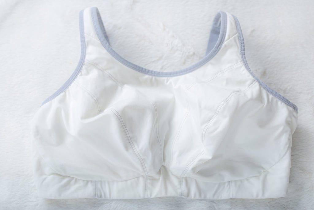Goddess GD6910 Synergy Soft Cup Wireless Sports Bra White US 38I UK 38G
