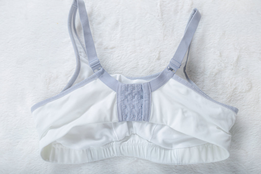 Goddess GD6910 Synergy Soft Cup Wireless Sports Bra White US 34DDD UK 34E