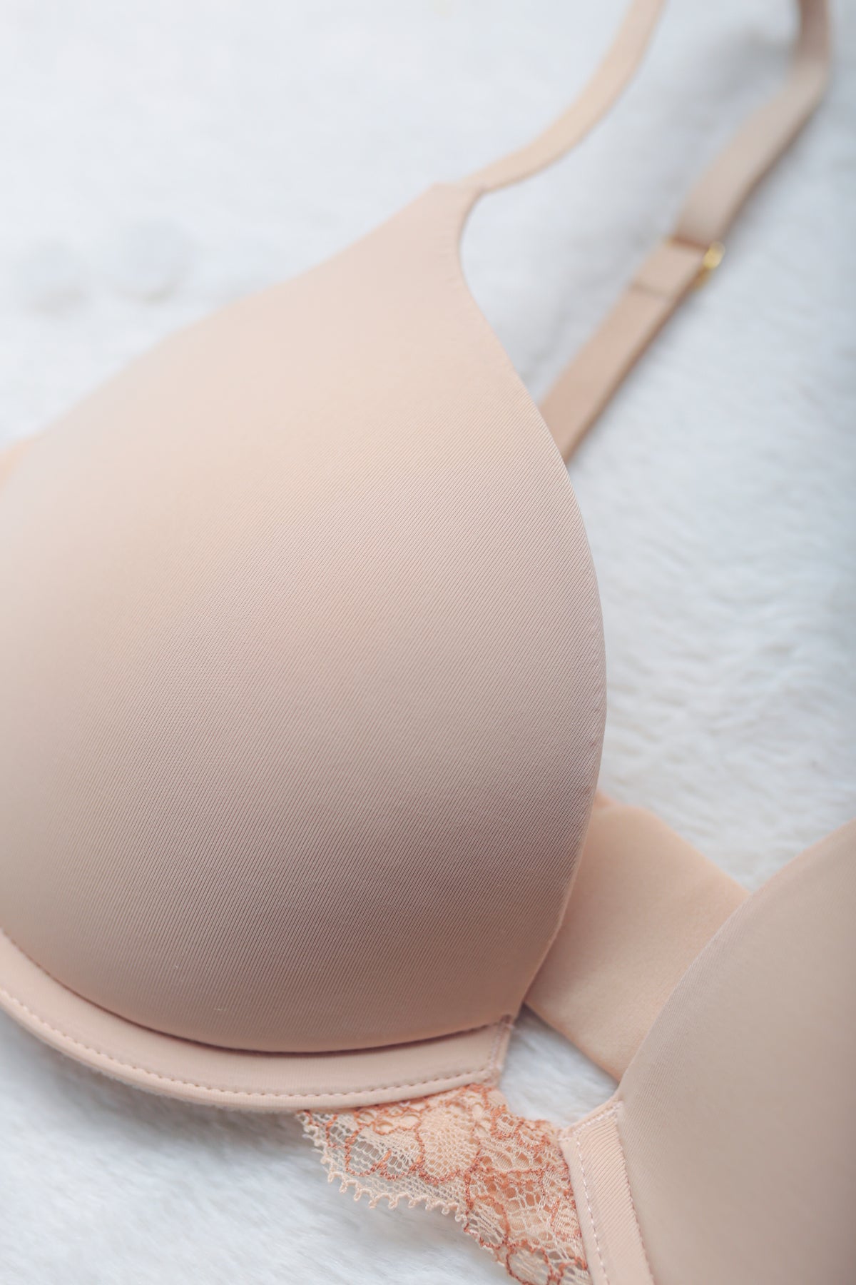 Pepper Molded Seamless Underwire T-shirt Bra Beige 34B