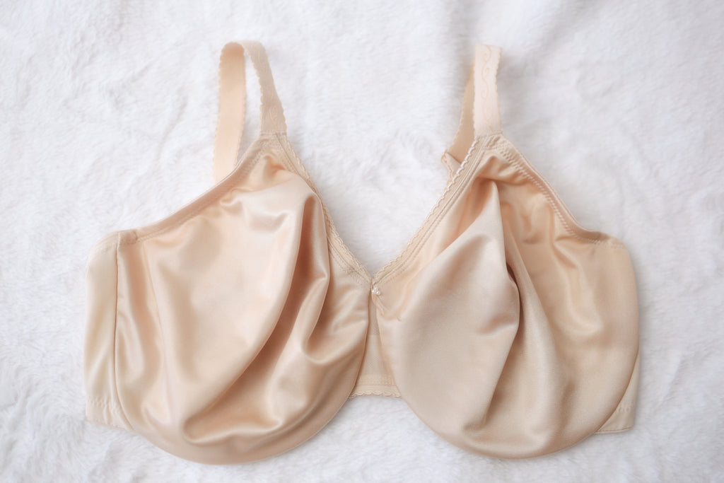 Wacoal 42DD Simple Shaping Minimizer 857109 Unlined Underwire Bra Nude