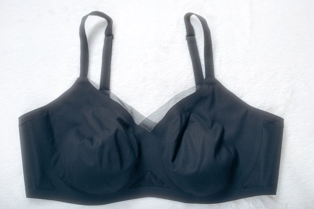Honeylove CrossOver Seamless Wireless Contour Bra Black 38D 38DD