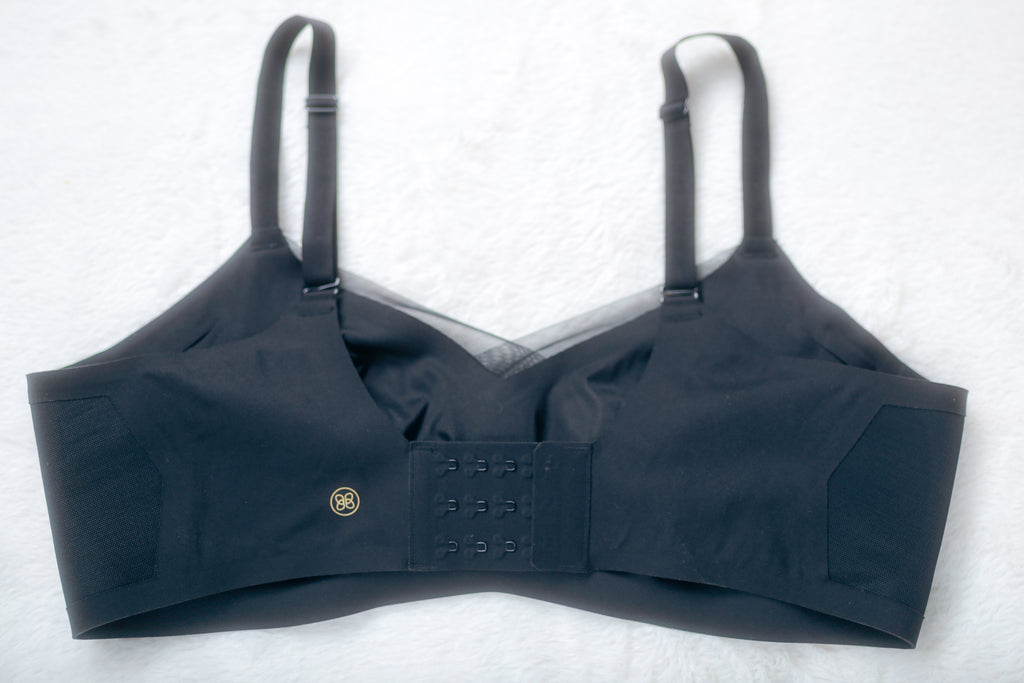Honeylove CrossOver Seamless Wireless Contour Bra Black 38D 38DD