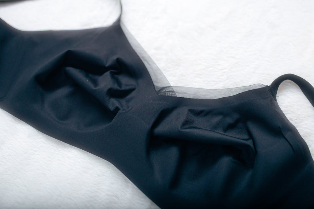 Honeylove CrossOver Seamless Wireless Contour Bra Black 38D 38DD