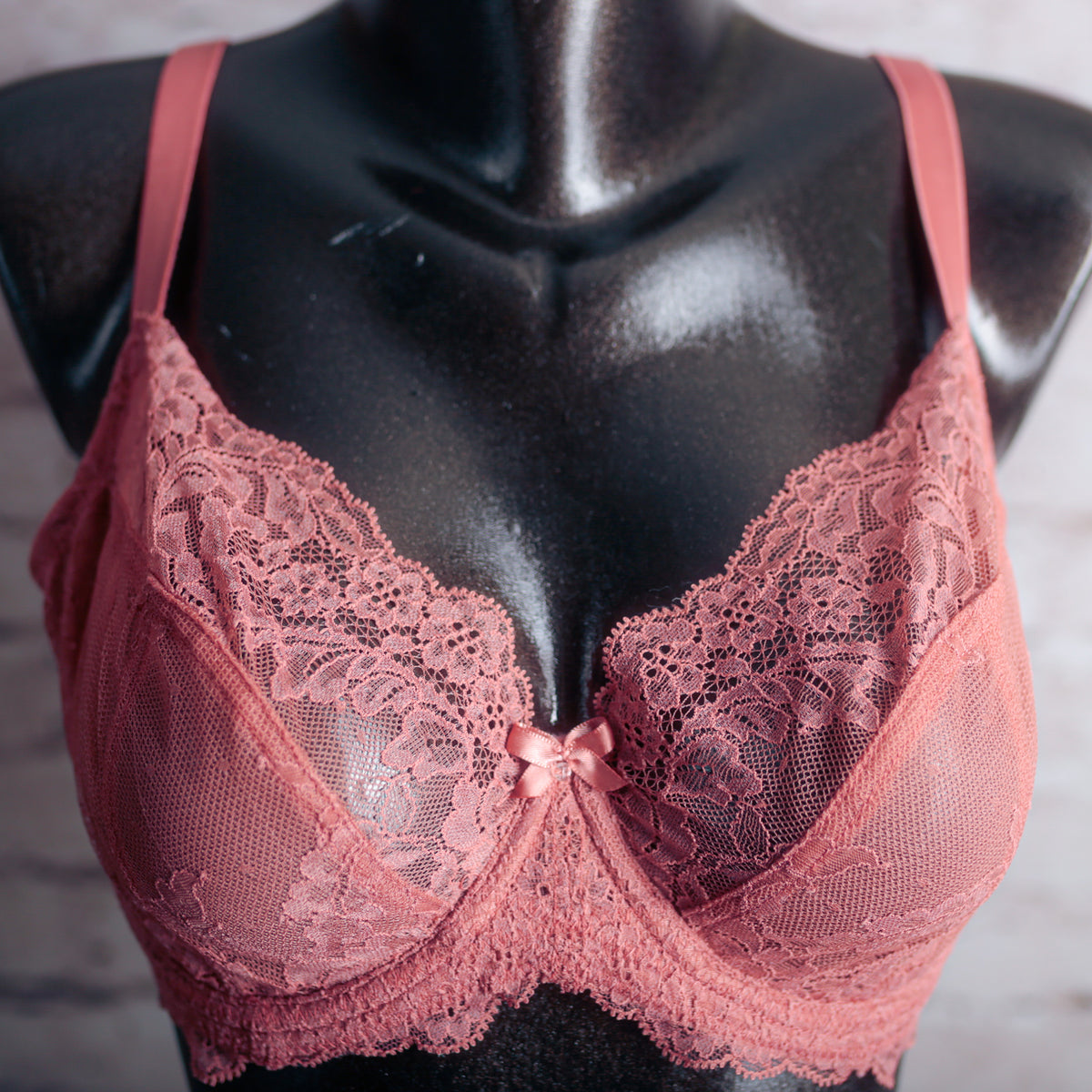 Panache Ana 9396 Unlined Plunge Bra Pink US 36DDD UK 36E