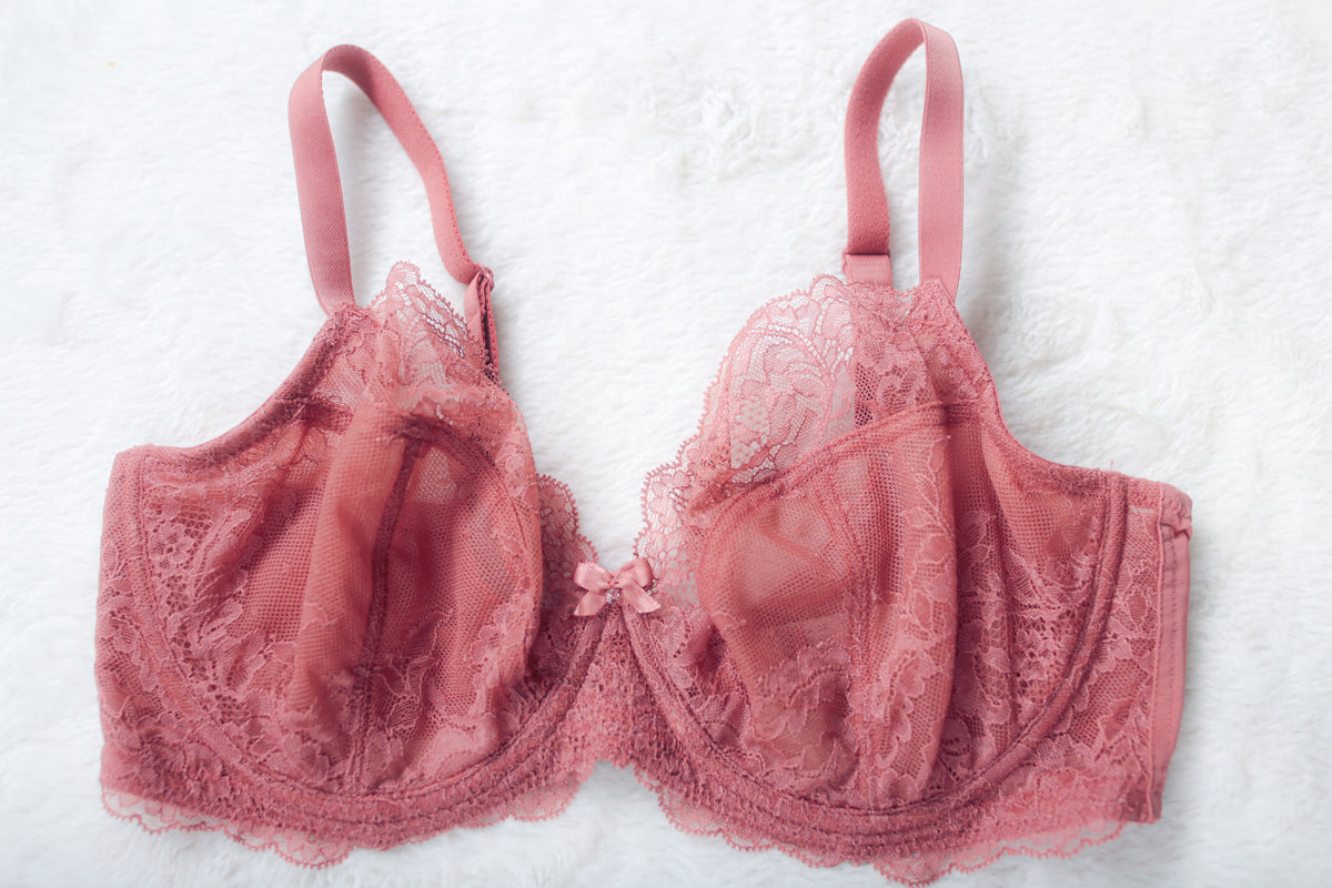 Panache Ana 9396 Unlined Plunge Bra Pink US 36DDD UK 36E