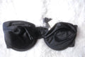 Victoria's Secret 36C Vintage Strapless Convertible Demi Push-up Bra Black Satin
