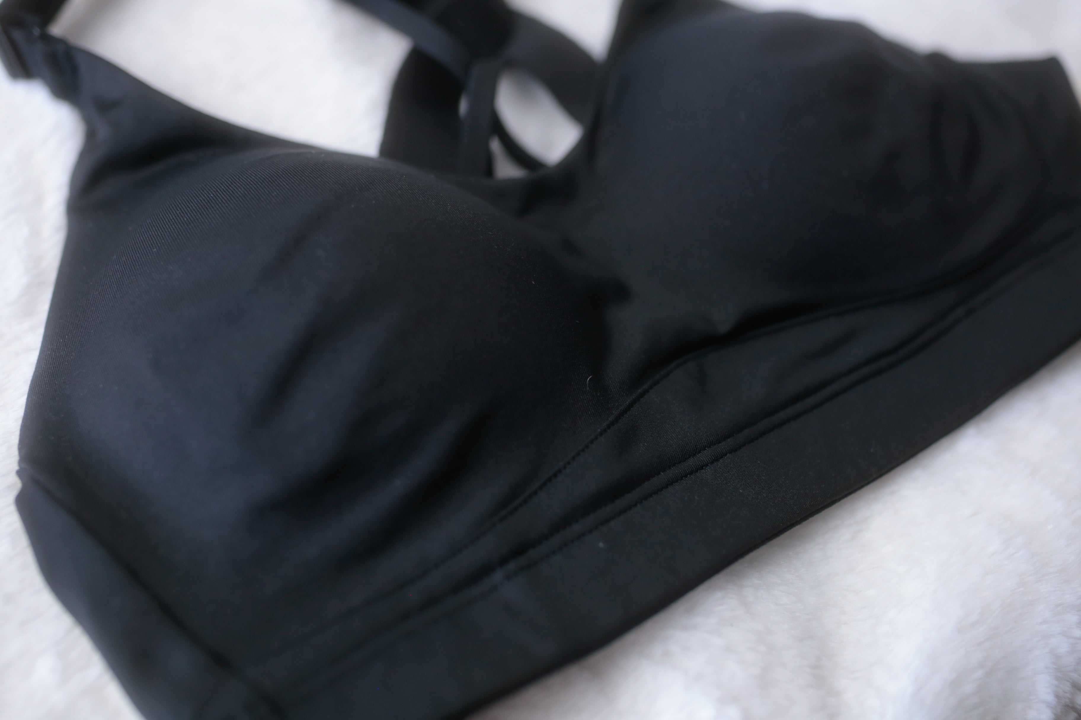 Calia Black Made to Move Sports Bra Front-zip Medium-impact Wireless XSmall NEW