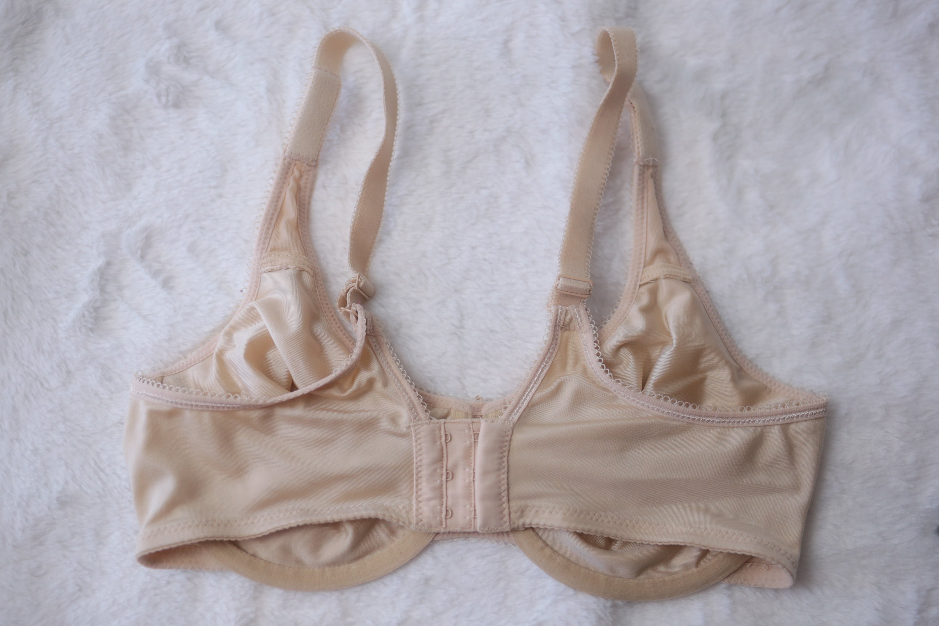 Wacoal 36D 855192 Basic Beauty Full-figure Underwire Unpadded T-shirt Bra Beige Nude