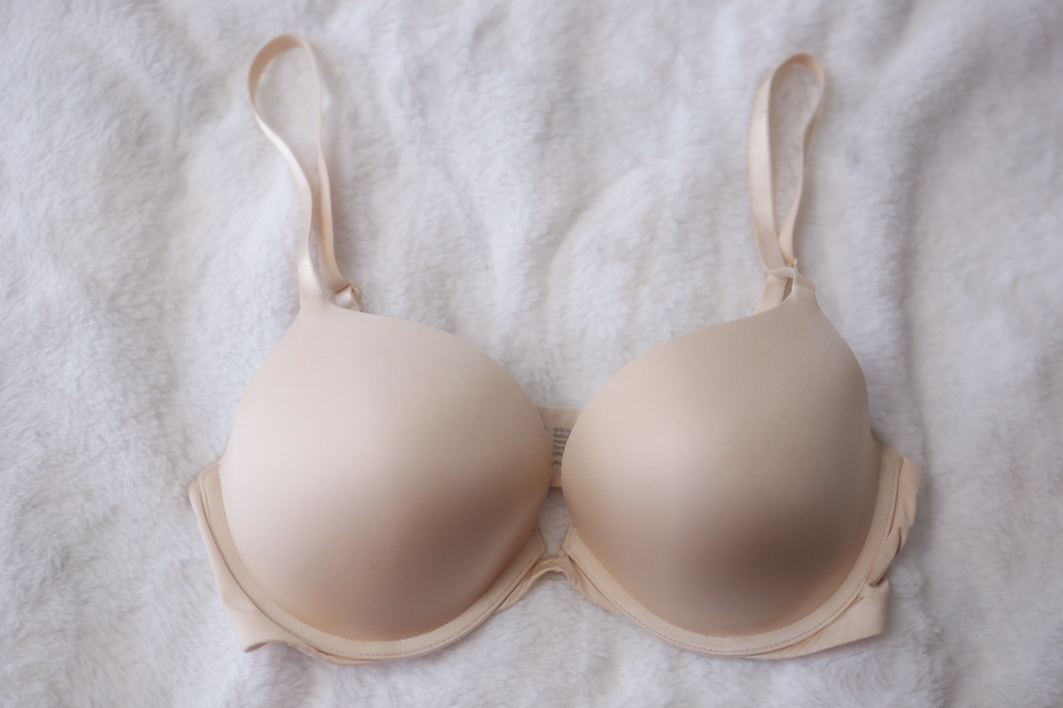 Soma 34C Ravishing Plunge Push-up T-shirt Bra Beige