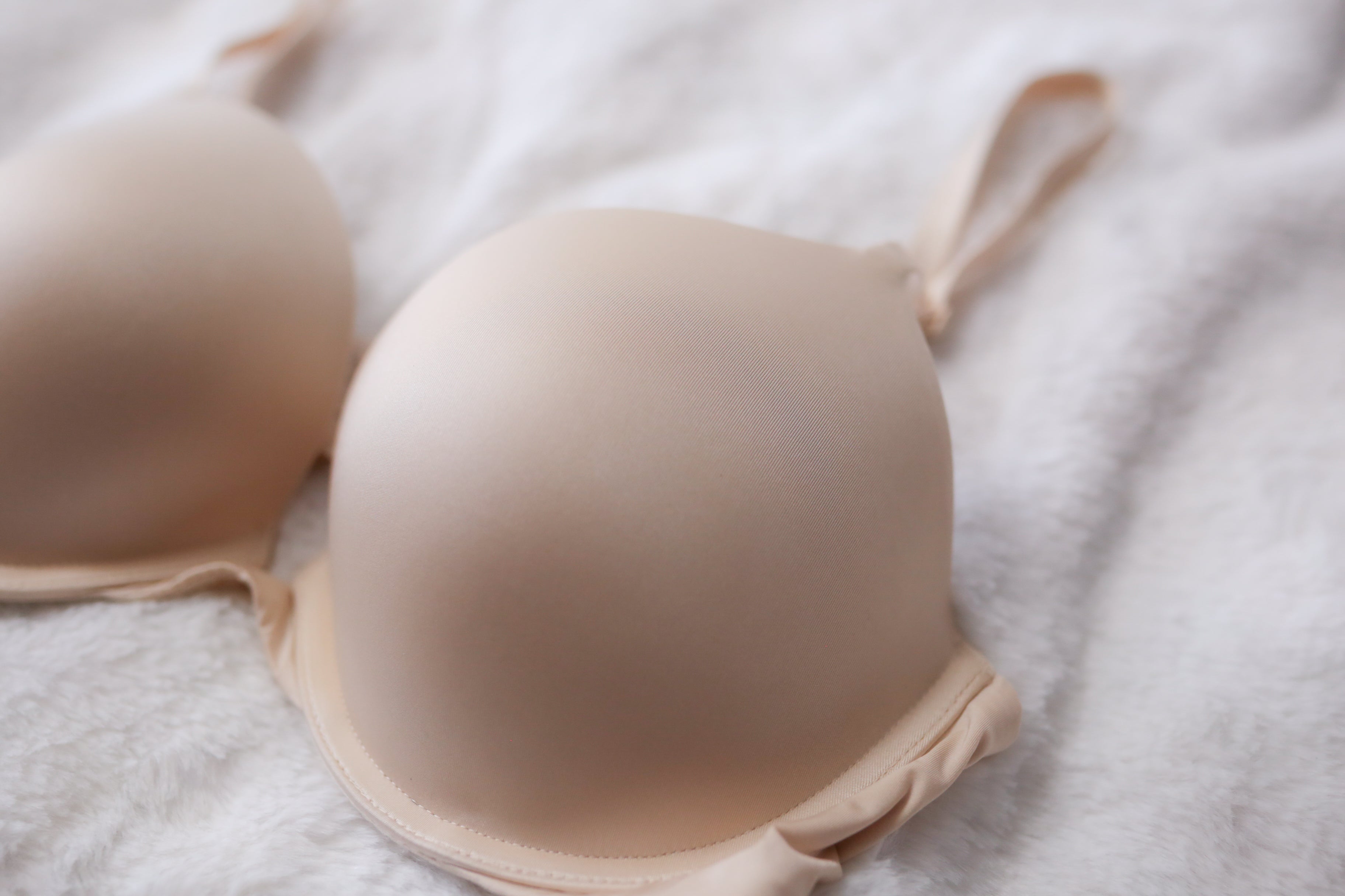 Soma 34C Ravishing Plunge Push-up T-shirt Bra Beige