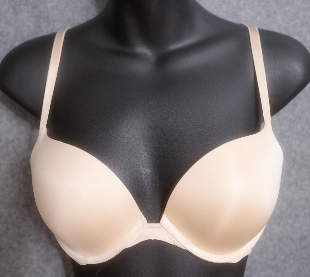 Soma 34C Ravishing Plunge Push-up T-shirt Bra Beige