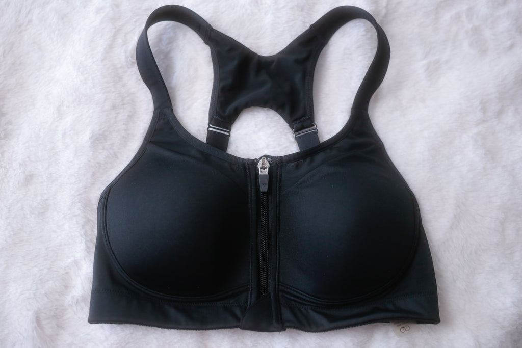 Calia 32C Sports Bra Encapsulating Wireless Front-zip Medium-impact Black