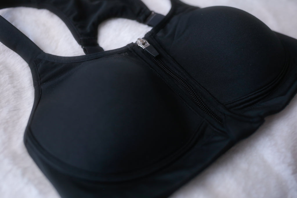 Calia 32C Sports Bra Encapsulating Wireless Front-zip Medium-impact Black