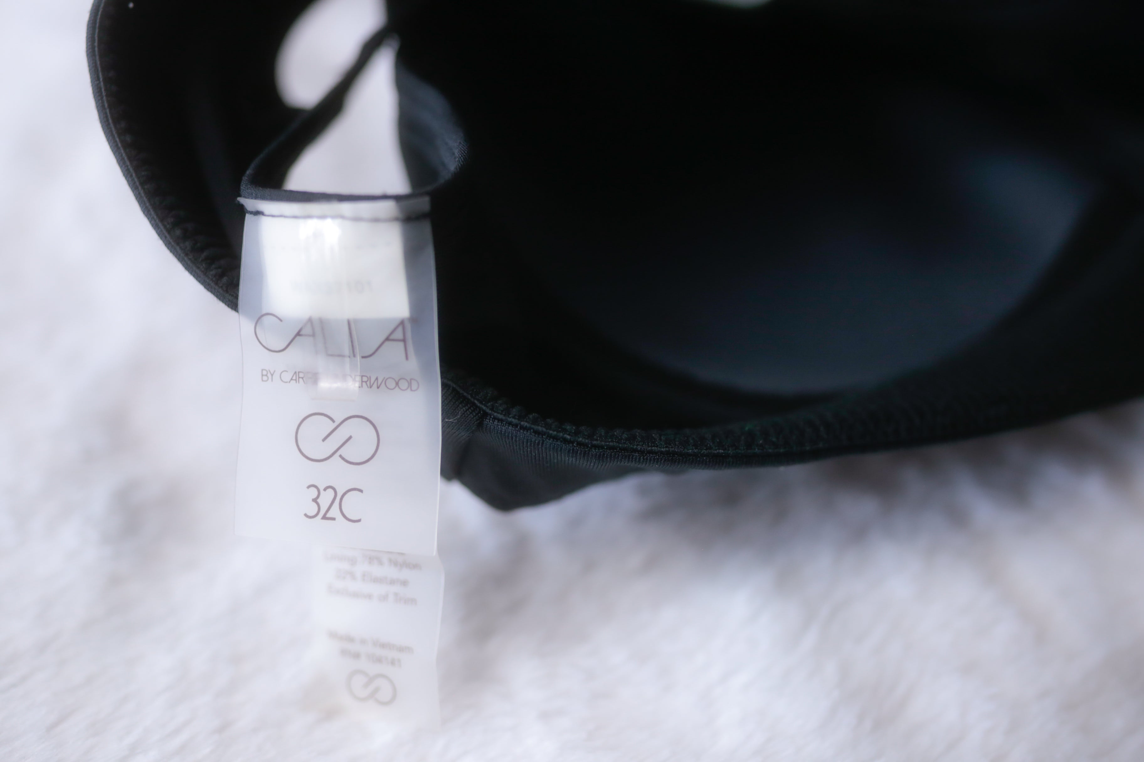 Calia 32C Sports Bra Encapsulating Wireless Front-zip Medium-impact Black