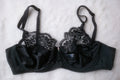 Chantilly Maidenform Vintage 36B Sheer Underwire Bra Black Lace