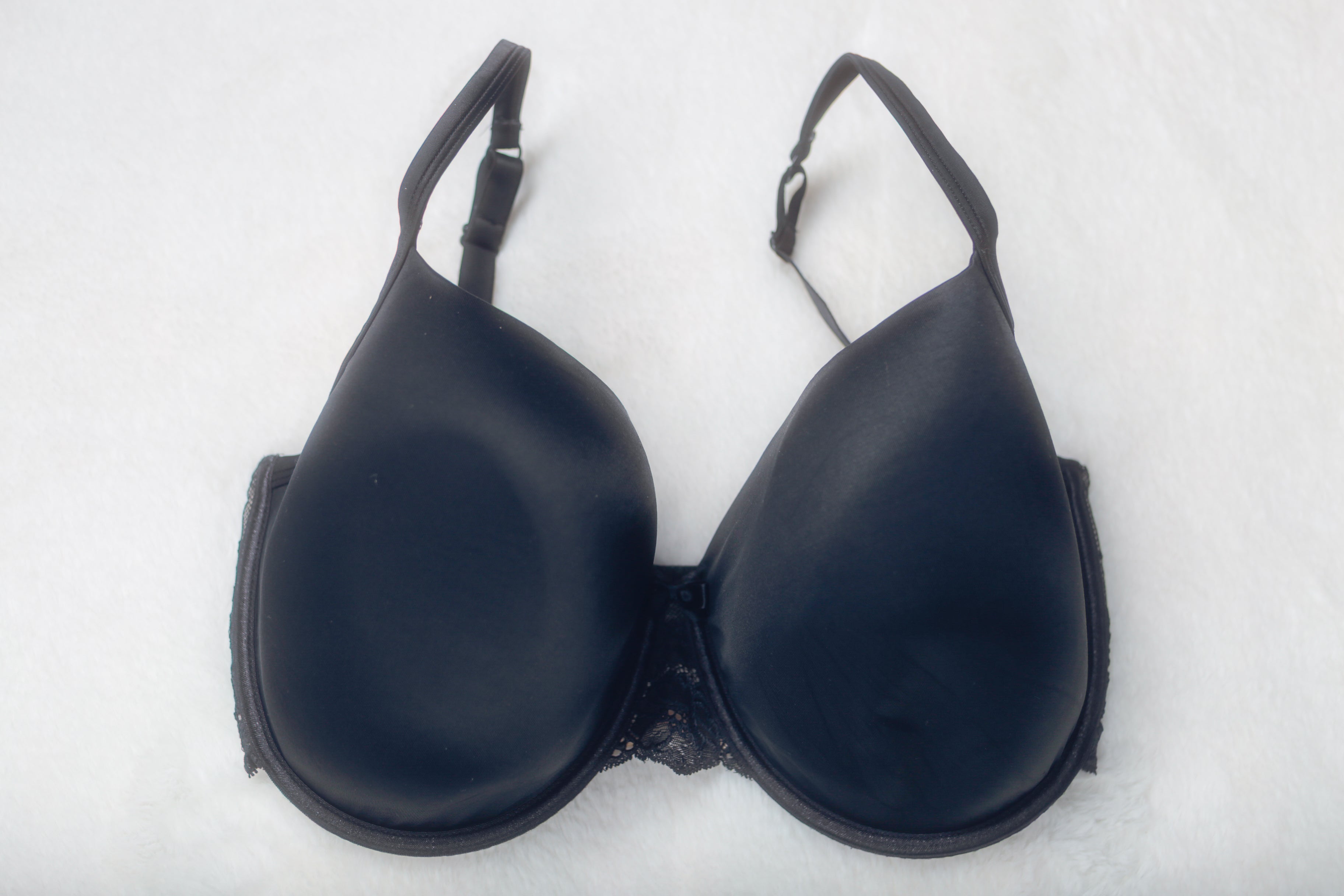 Panache Superbra 36G 36DDDD Moulded Underwire T-shirt Bra Black