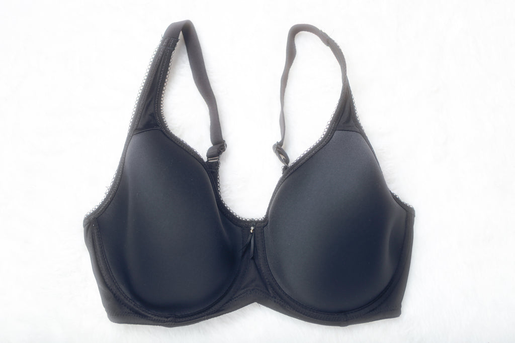 Wacoal 34DD Basic Beauty Spacer 853192 Full Coverage Breathable Underwire Bra Black