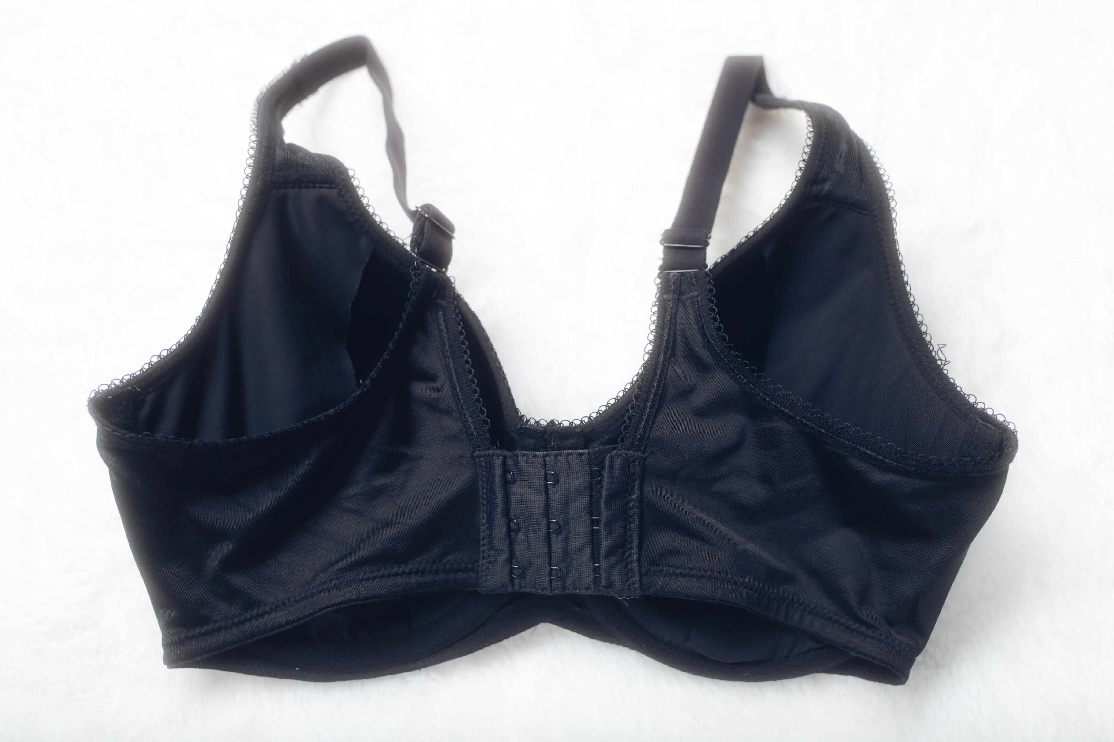 Wacoal 34DD Basic Beauty Spacer 853192 Full Coverage Breathable Underwire Bra Black