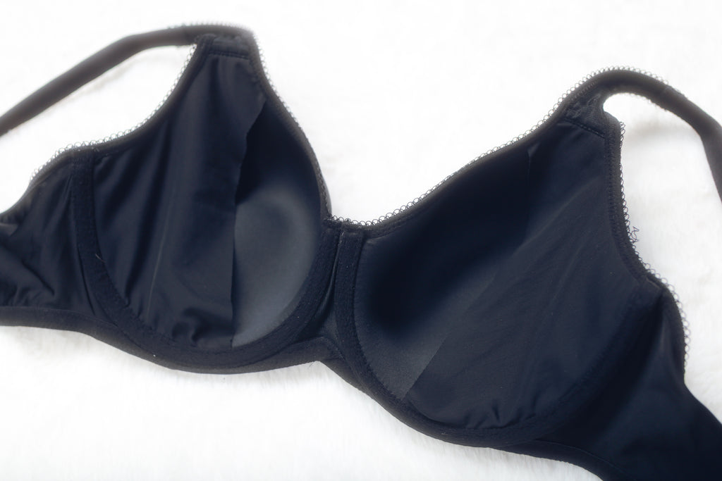 Wacoal 34DD Basic Beauty Spacer 853192 Full Coverage Breathable Underwire Bra Black
