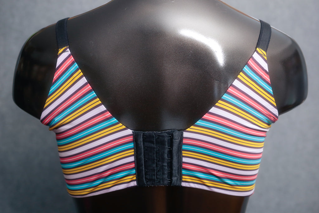 Torrid Curve 42H 360 Back Smoothing Wire-free Lightly Lined Everyday T-shirt Bra Colorful Striped