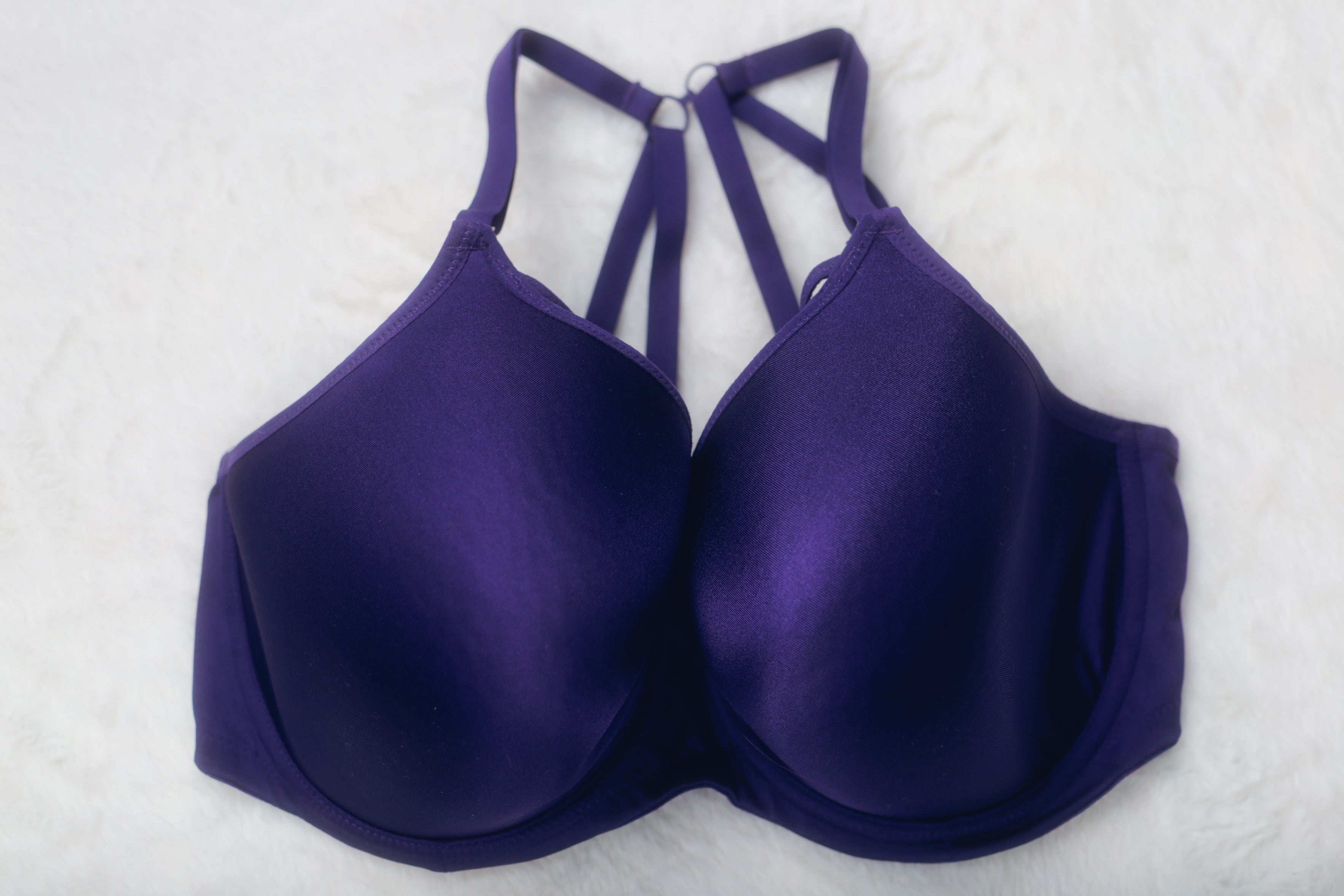 Elomi US 38I UK 38G EL4240 Bijou Flirt Underwire Banded Moulded Bra Purple