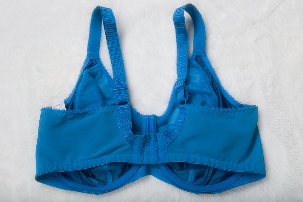 Elomi US 40H UK 40FF EL4030 Cate Unlined Full Cup Underwire Bra Blue