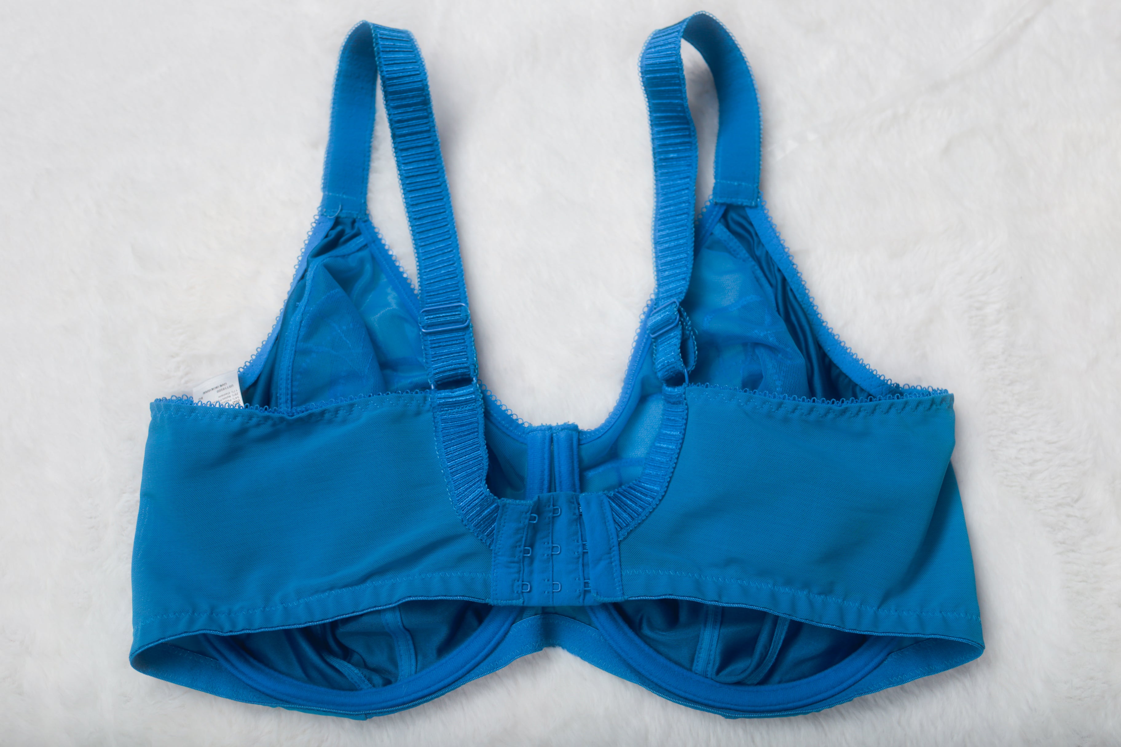 Elomi US 40H UK 40FF EL4030 Cate Unlined Full Cup Underwire Bra Blue