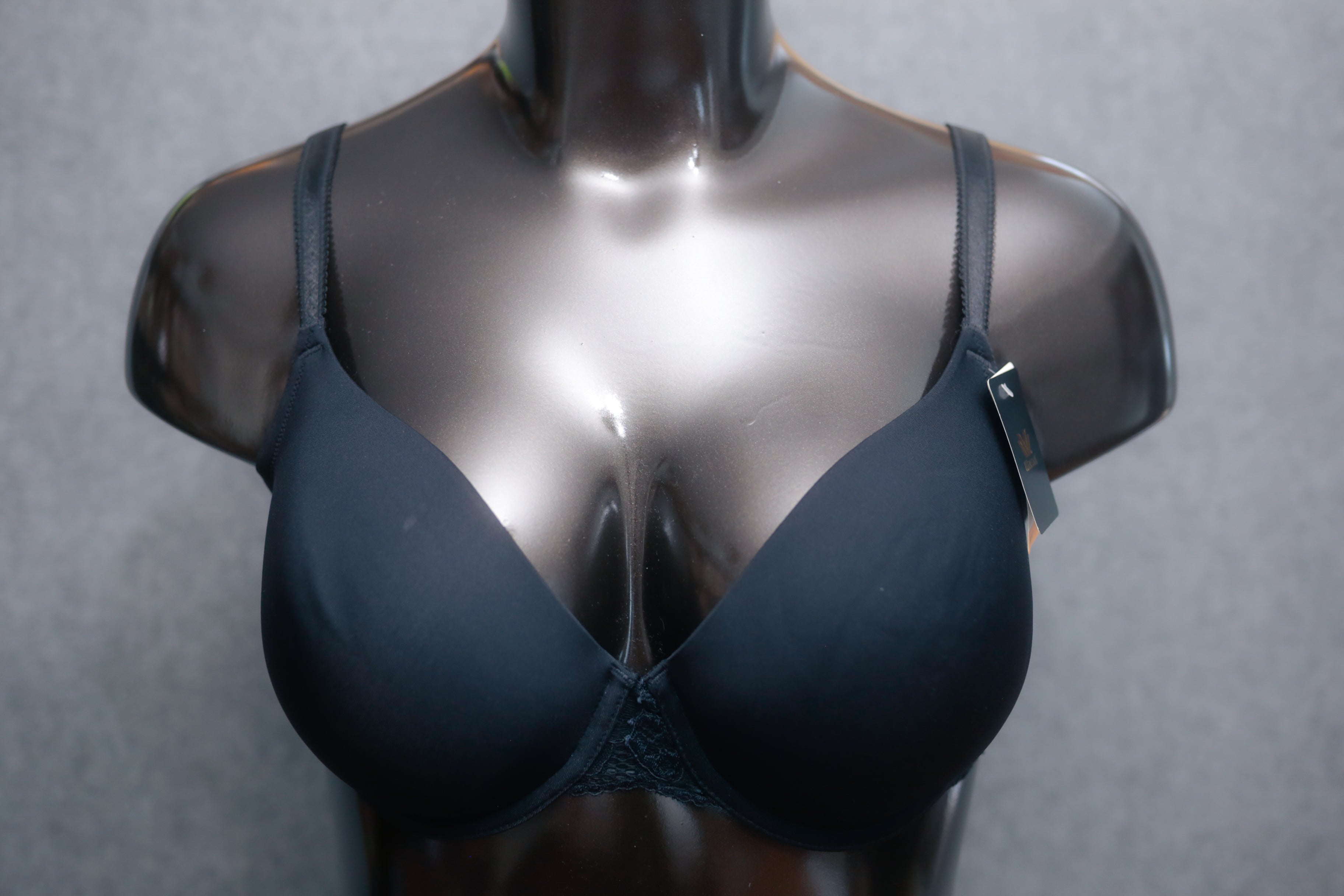 Wacoal 38DD French Garden Contour 85340 Underwire Bra Black