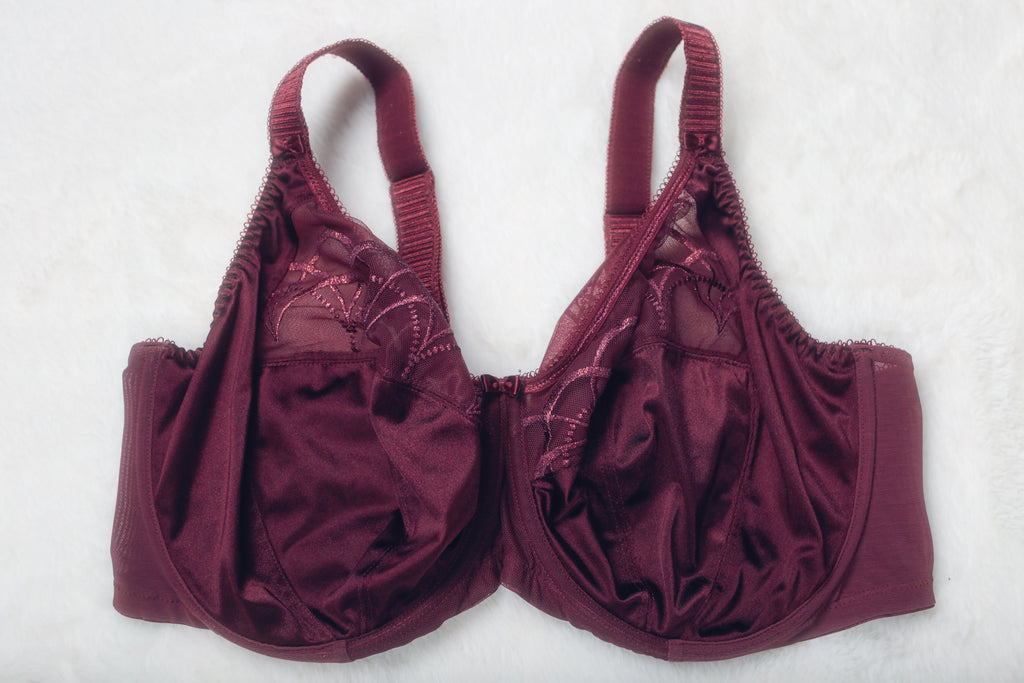 Elomi US 40H UK 40FF EL4030 Cate Unlined Full Cup Underwire Bra Purple