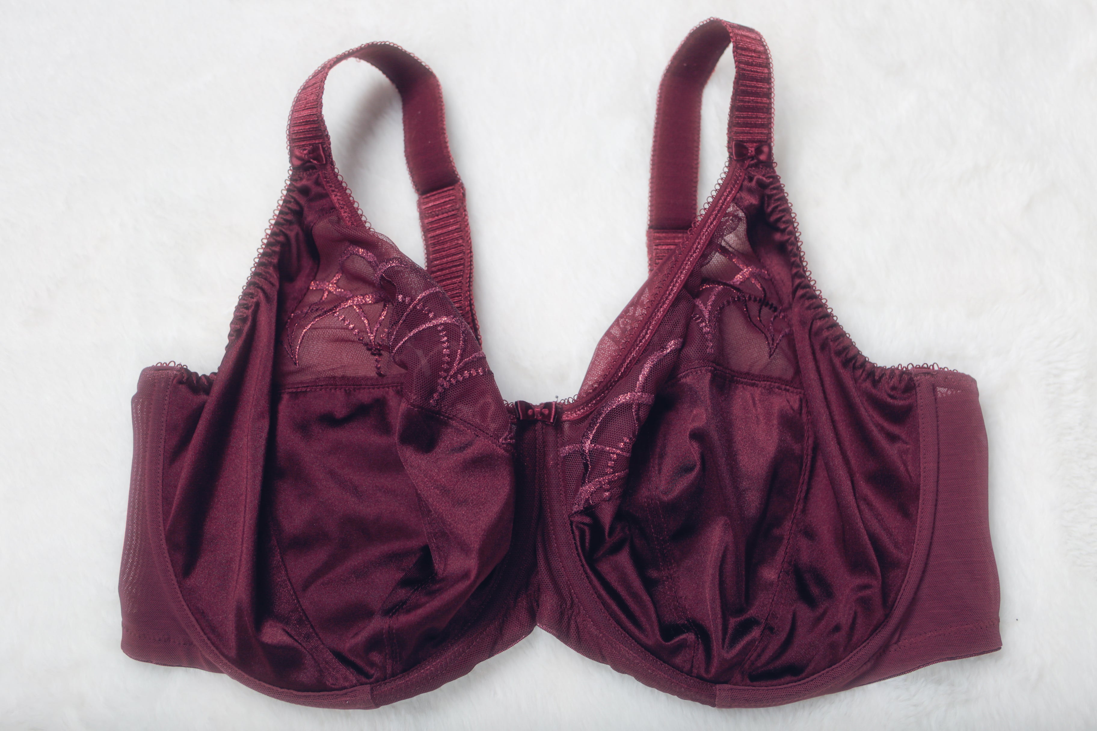 Elomi US 40H UK 40FF EL4030 Cate Unlined Full Cup Underwire Bra Purple