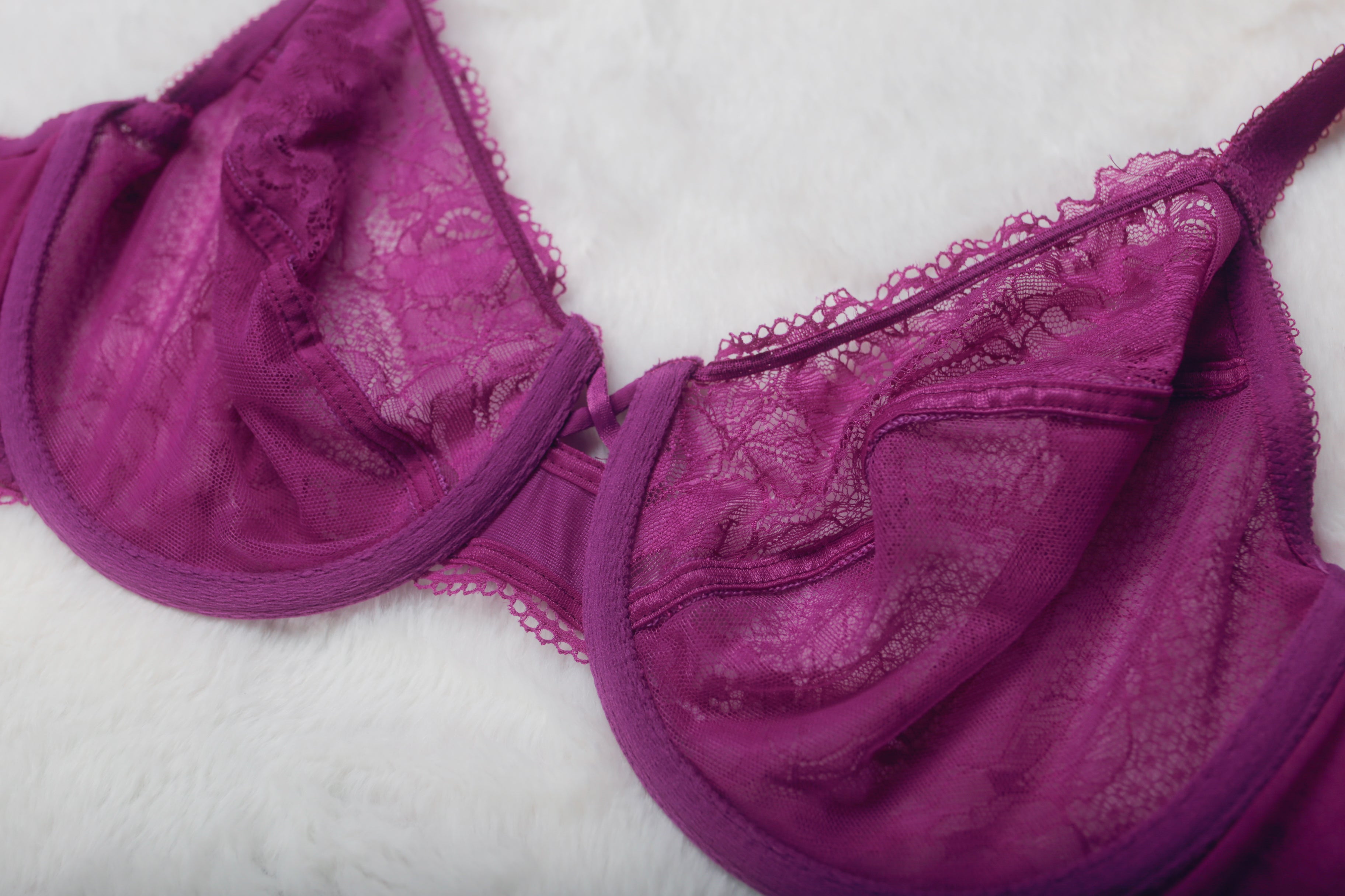 Wacoal 38D So Sophisticated 851287 Unlined Semi-sheer Lace Full Coverage Underwire Bra Pink