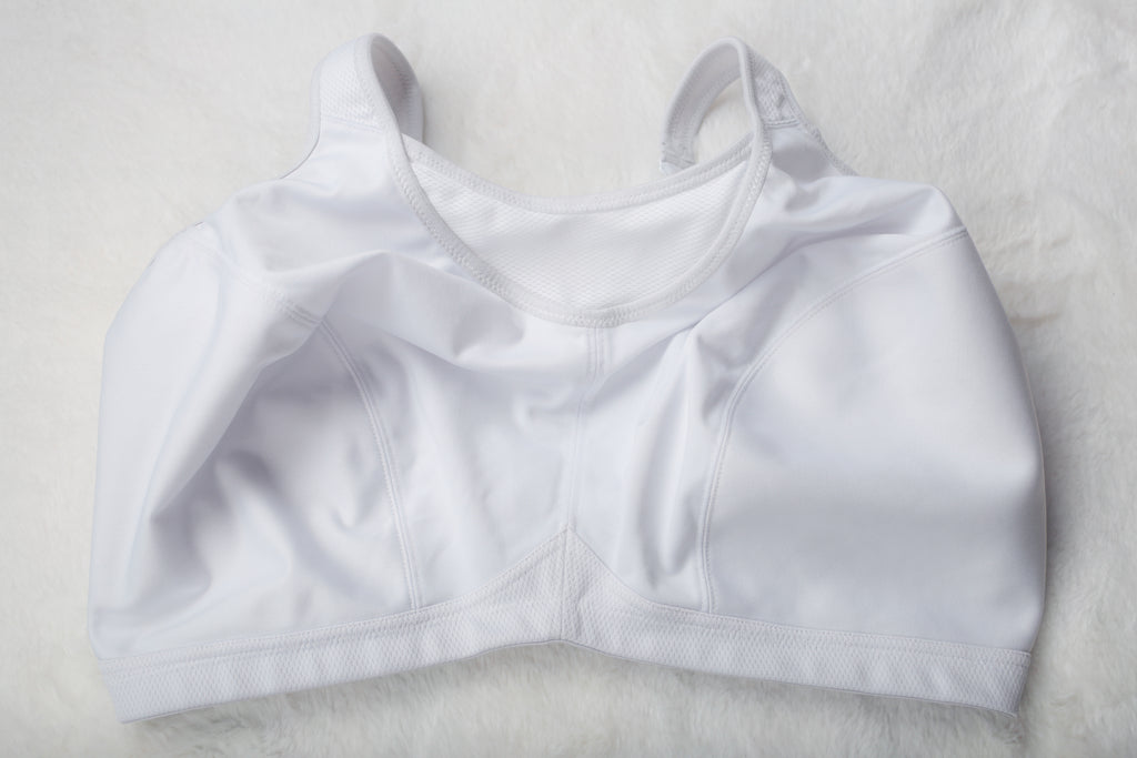 Glamorise 46J No Bounce Camisole Wireless Sports Bra White 1066