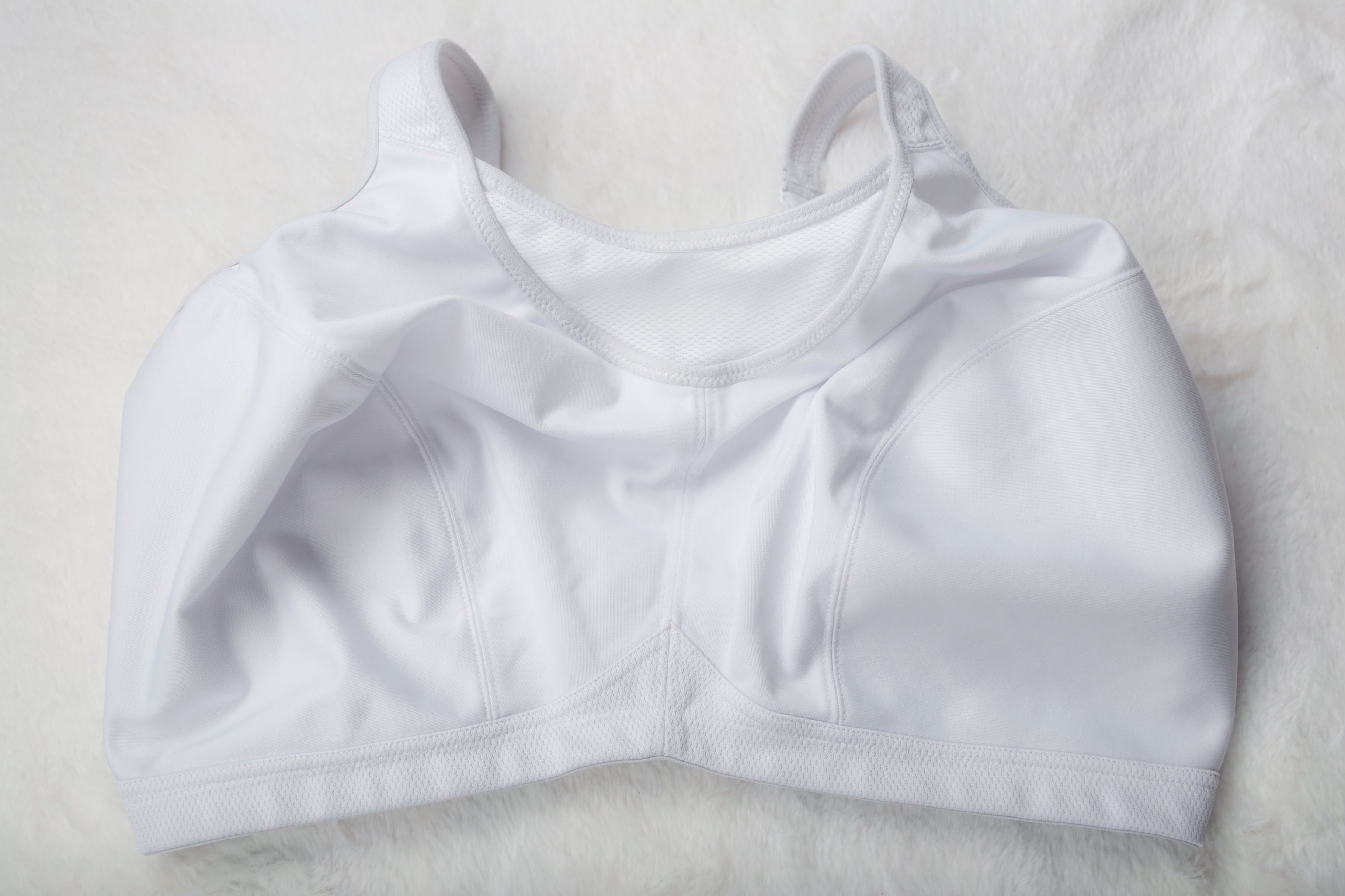 Glamorise 46J No Bounce Camisole Wireless Sports Bra White 1066