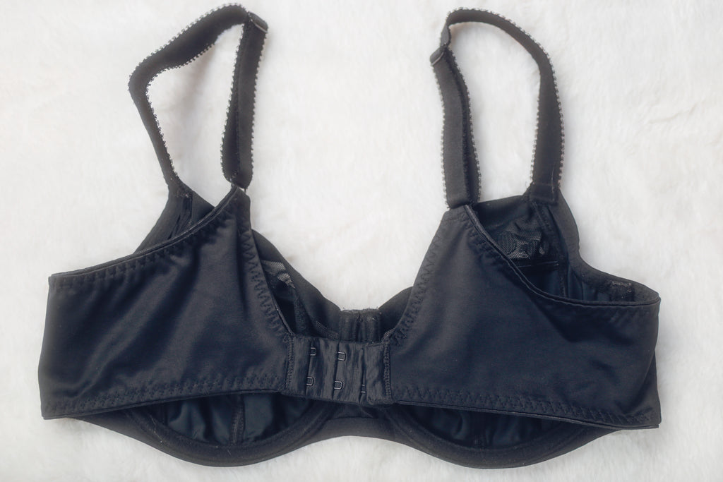 Fantasie US 34G UK 34F Fusion Full Cup Side-support FL3091 Unlined Underwire Bra Black