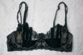 Victoria's Secret Balconette Lace Bra 38C Beige/Black