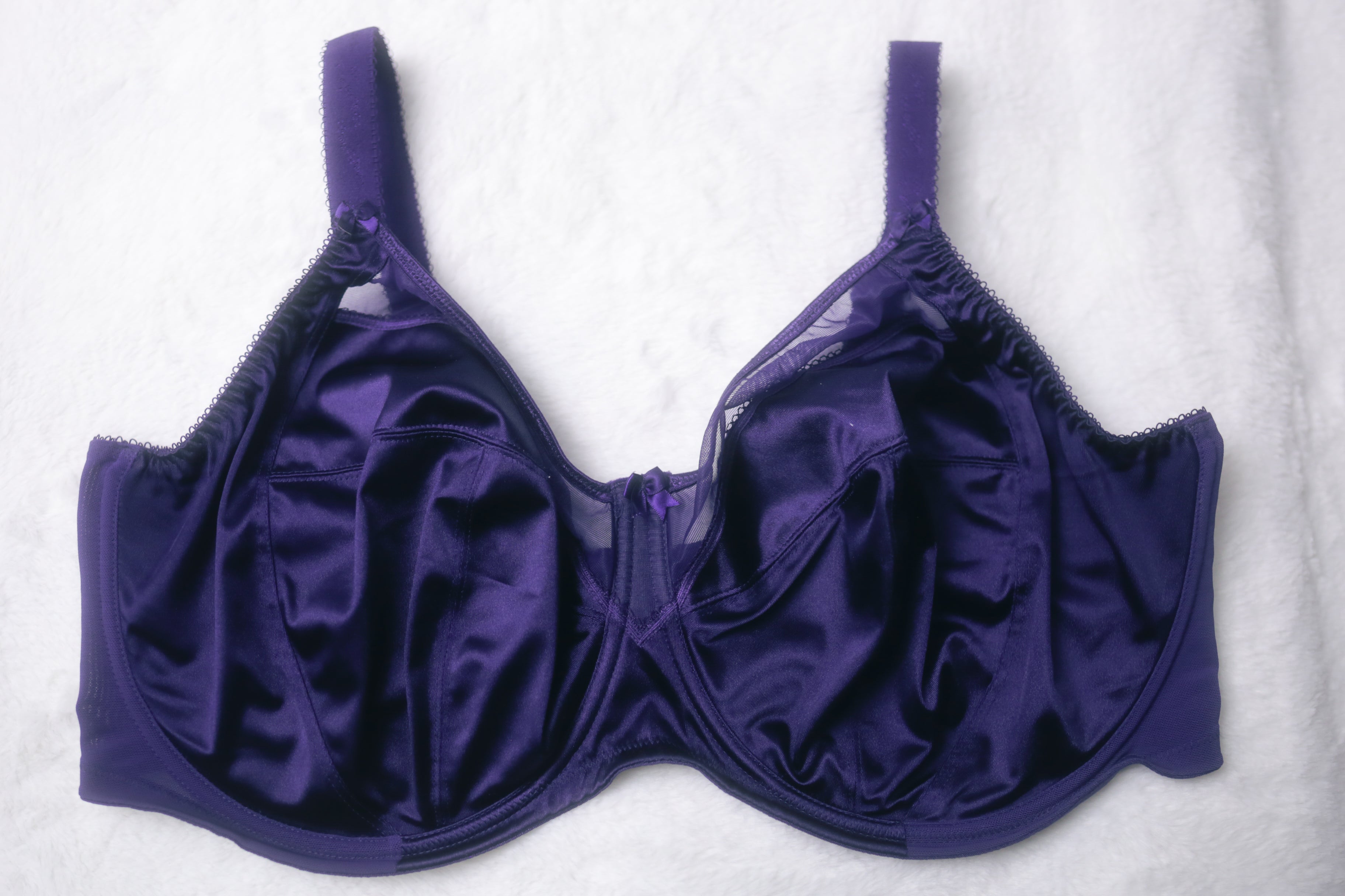 Goddess 46I 46G GD6090 Keira Banded Full Figure Underwire Bra Purple