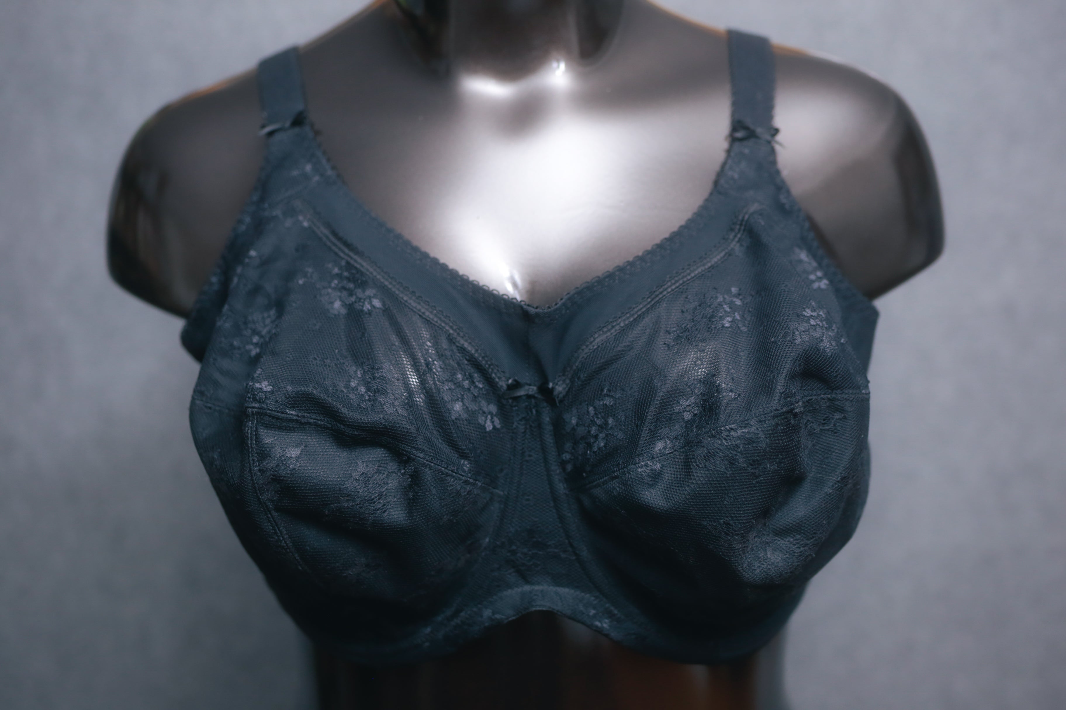 Goddess 46G 46F GD6041 Alice Full Figure Underwire Bra Black