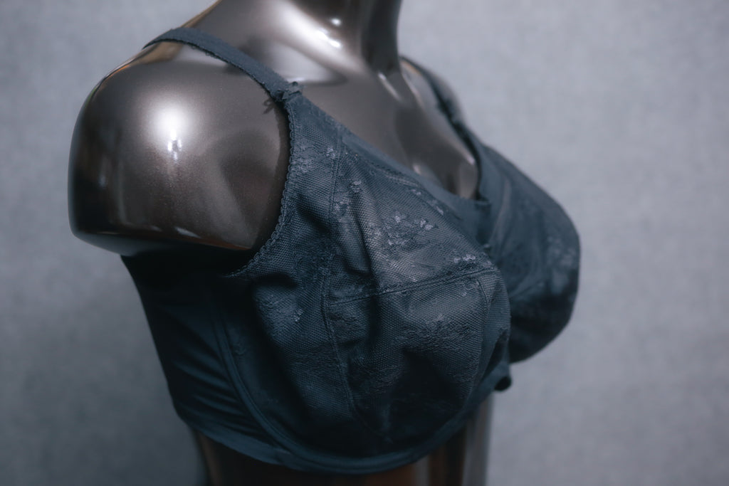 Goddess 46G 46F GD6041 Alice Full Figure Underwire Bra Black