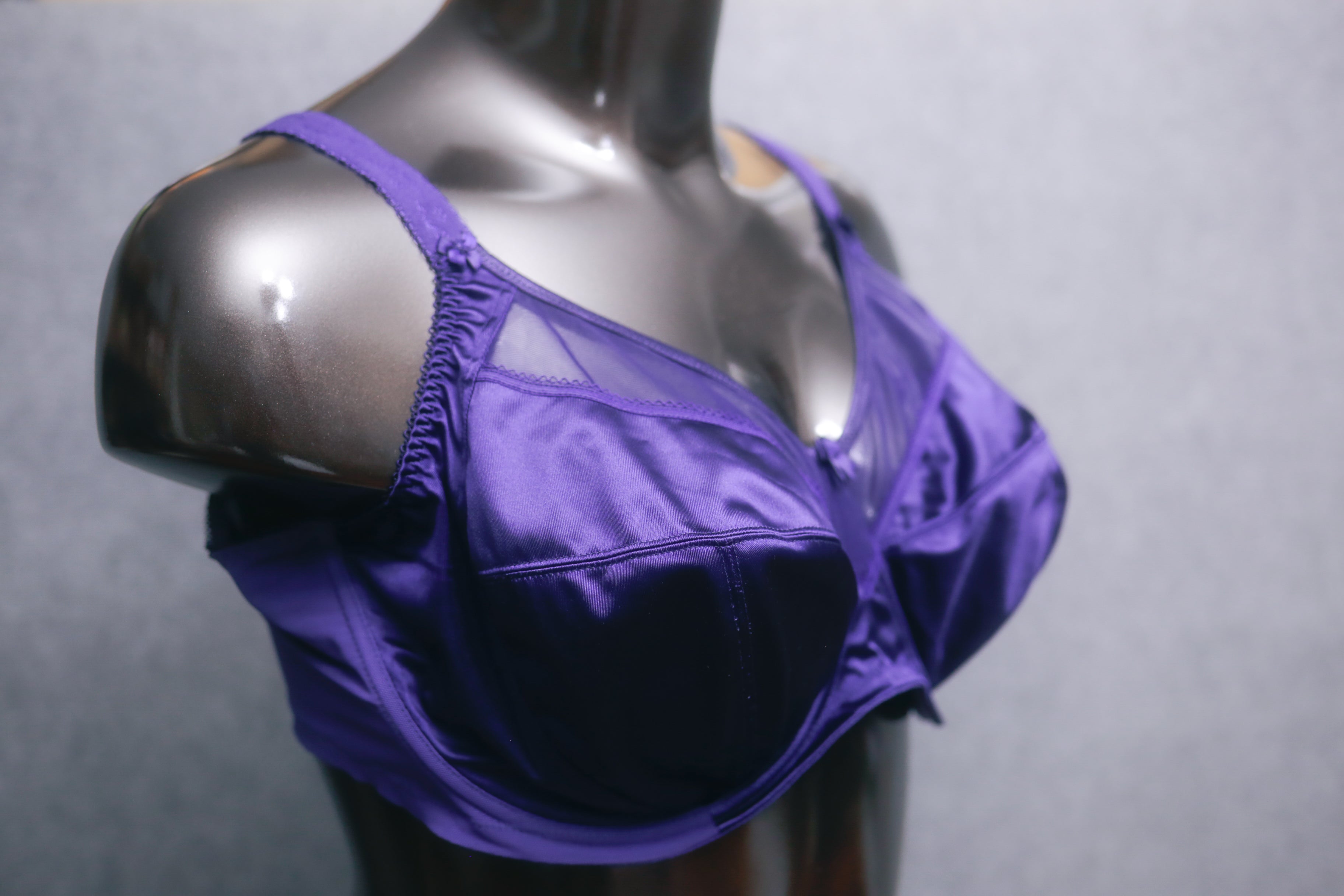 Goddess 46I 46G GD6090 Keira Banded Full Figure Underwire Bra Purple