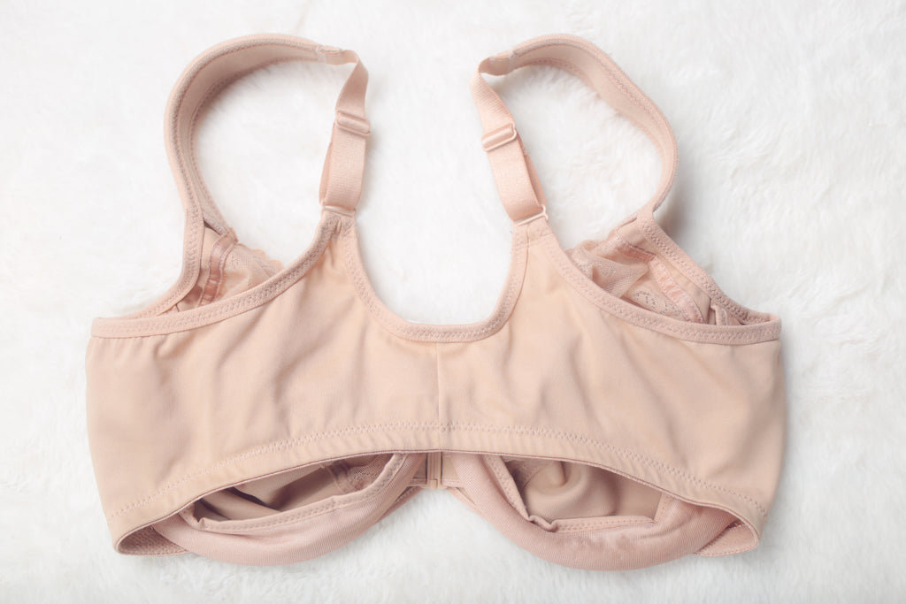 Glamorise 38D Wonderwire Front-Close Underwire Bra Beige 1245