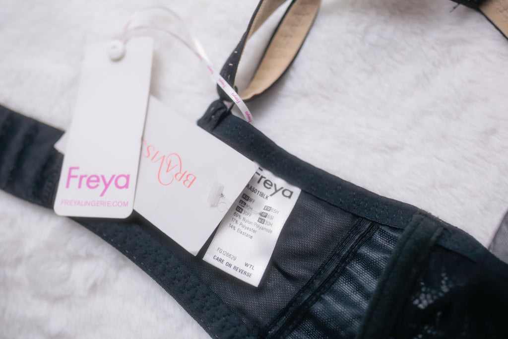 30ff Size Freya 30H 30FF Soiree Lace AA5011 Underwire Bra Black NEW – Billy's Bras