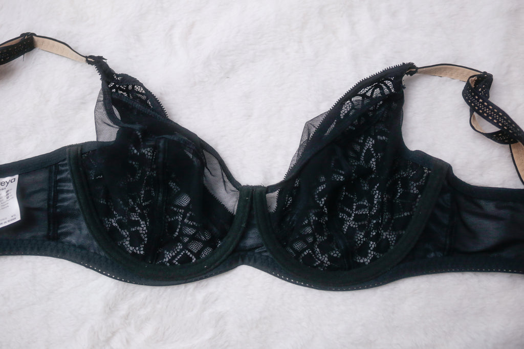 Freya 30H 30FF Soiree Lace AA5011 Underwire Bra Black NEW