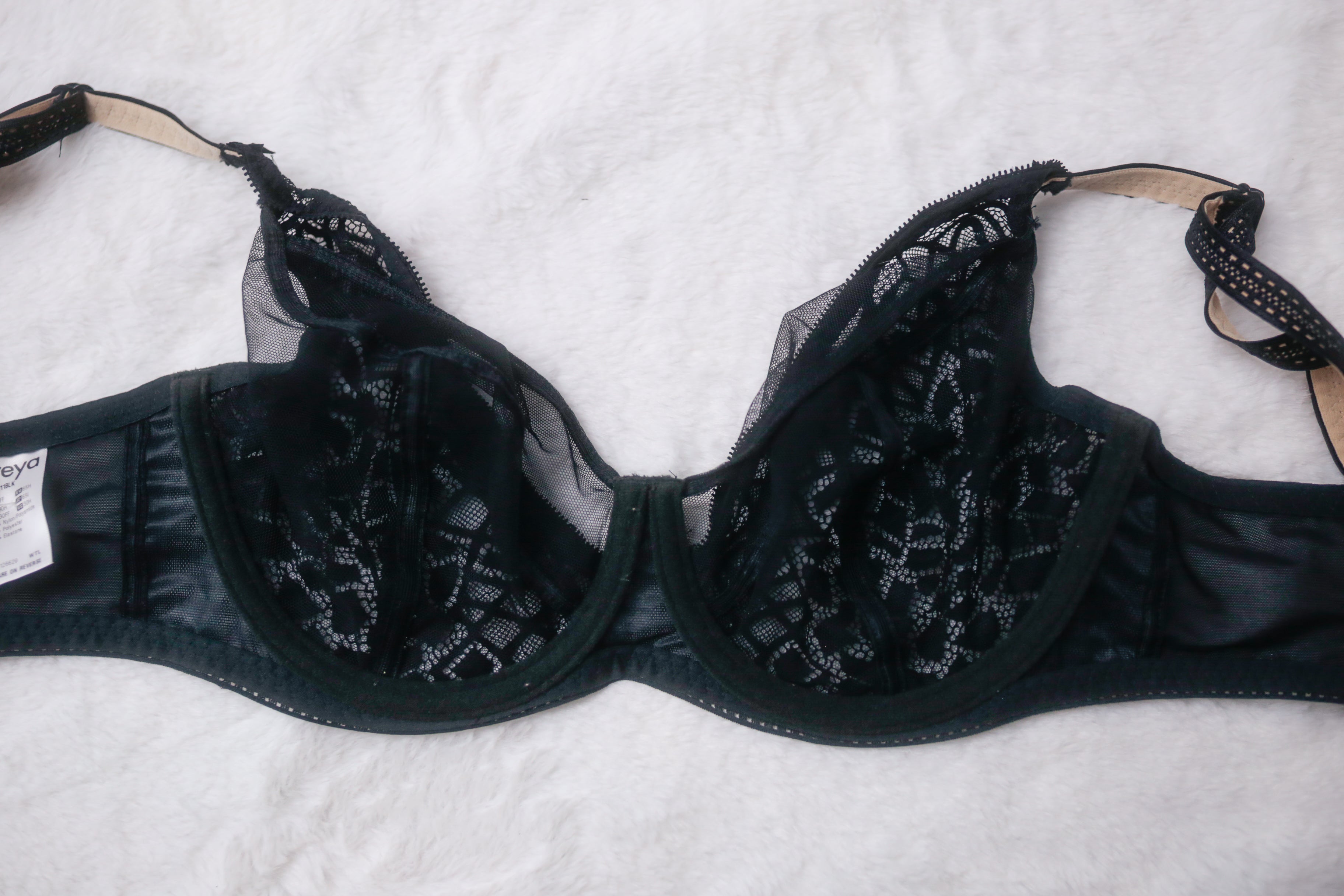 Freya 30H 30FF Soiree Lace AA5011 Underwire Bra Black NEW