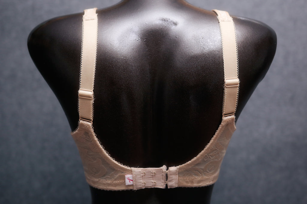 Wacoal 34DD Awareness 85567 Full Coverage Underwire Lined Bra Nude Beige Floral