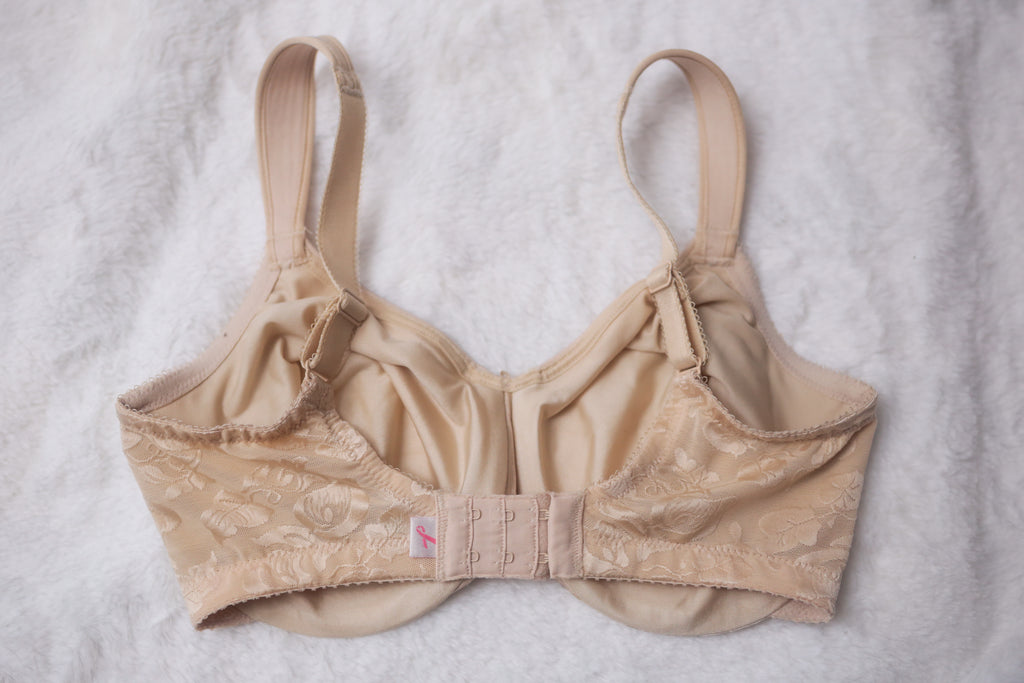 Wacoal 34DD Awareness 85567 Full Coverage Underwire Lined Bra Nude Beige Floral