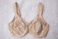 Wacoal 34DD Awareness 85567 Full Coverage Underwire Lined Bra Nude Beige Floral