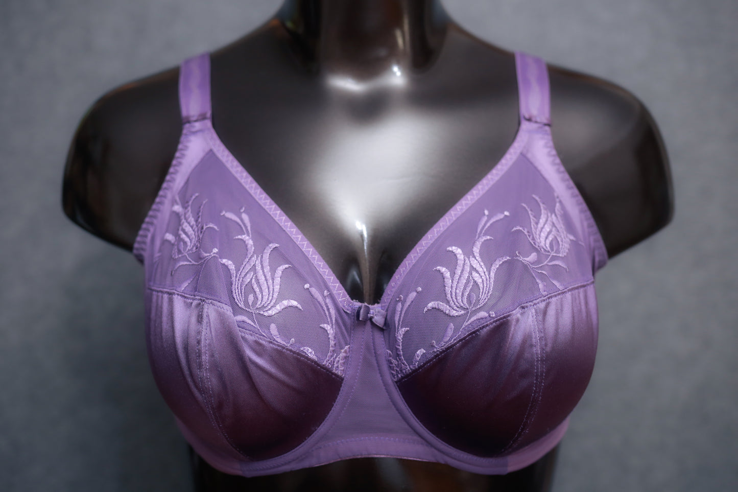 Elomi 38H 38FF EL8030 Caitlyn Side Support Underwire Bra Purple