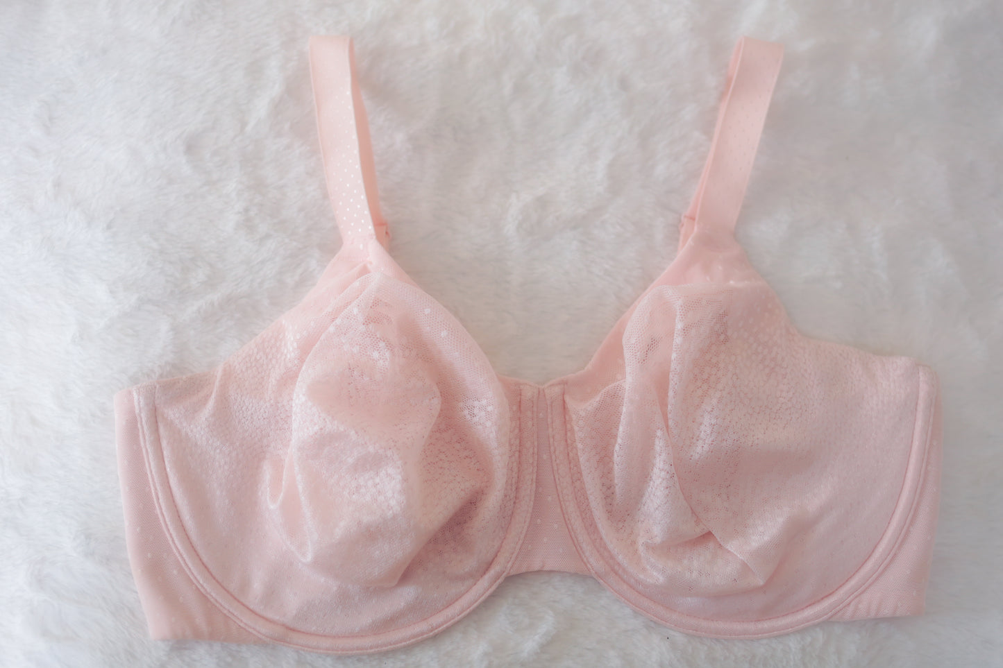 Wacoal US 38G / UK 38F 855303 Back Appeal Smoothing Underwire Bra Pink