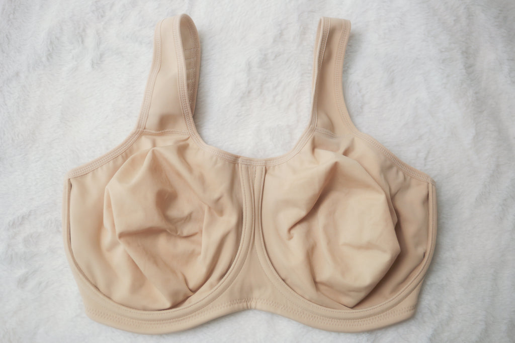 Wacoal 34H 34FF 855170 Simone Sport Underwire Sports Bra Beige